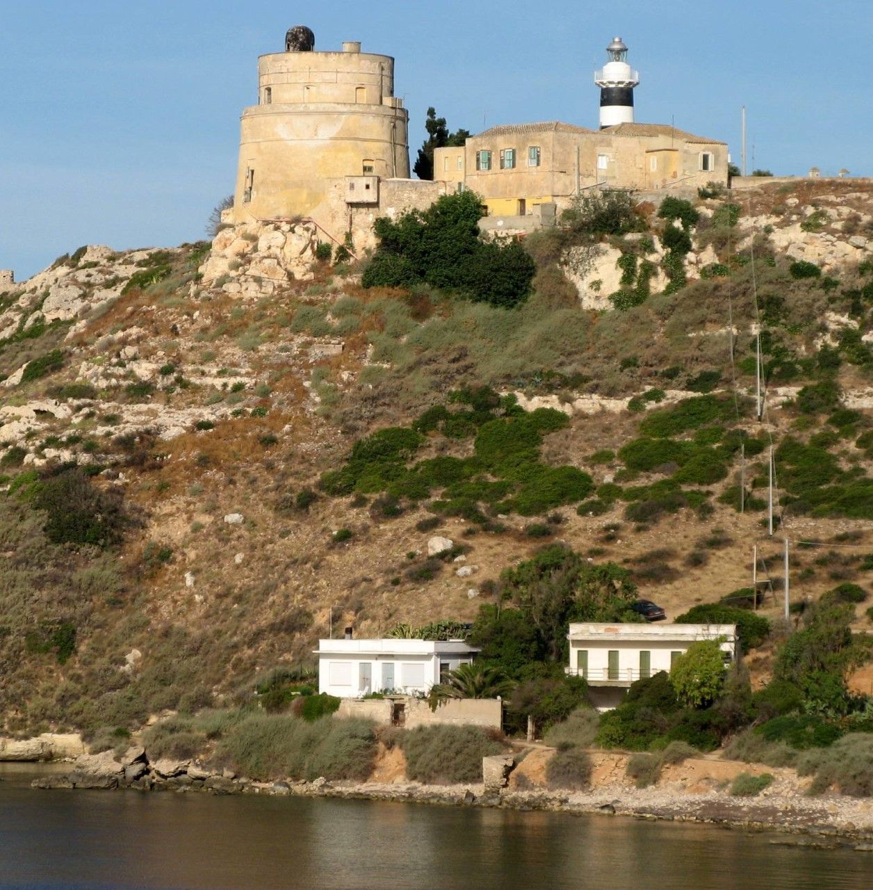 Torre dei Segnali e faro di Calamosca