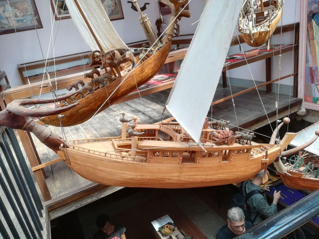 Riproduzioni in legno di antiche navi da guerra