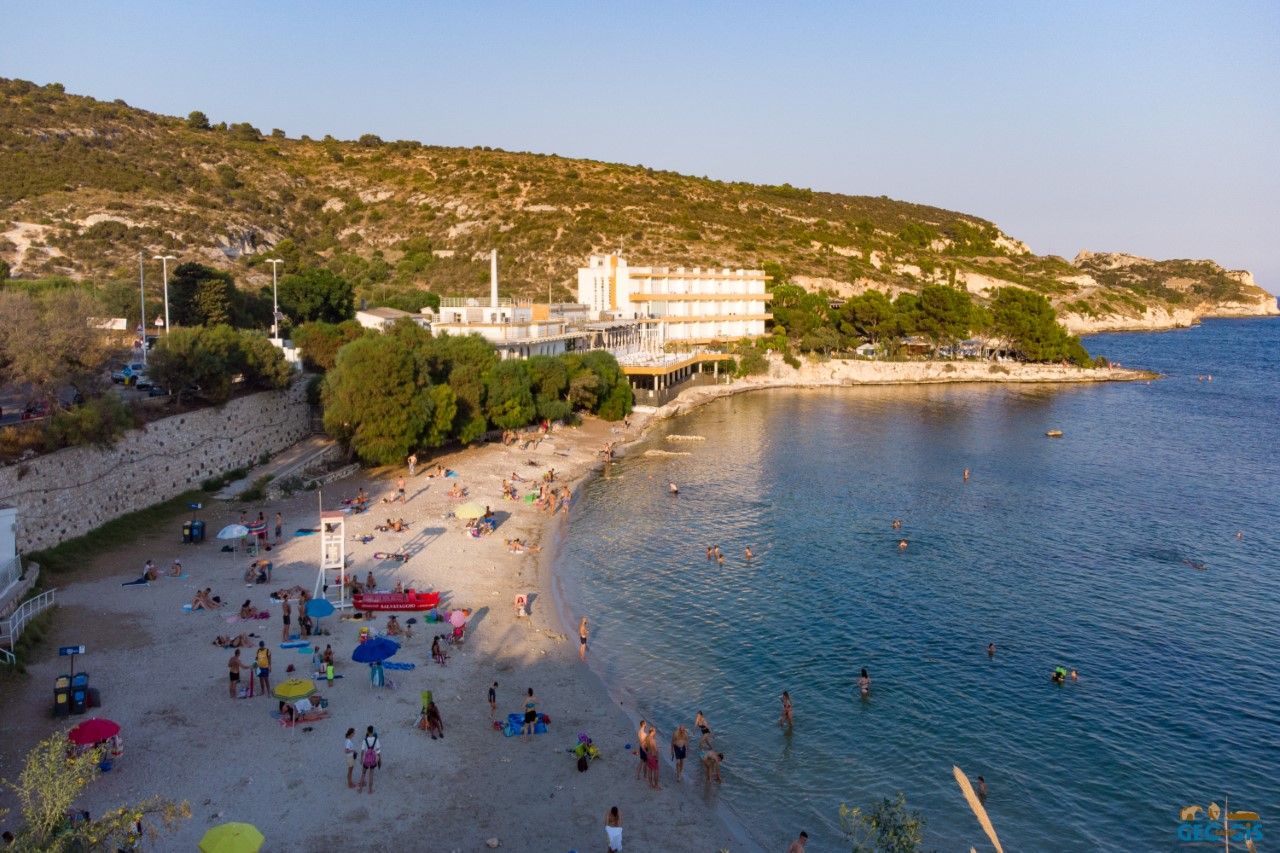 La spiaggia di Calamosca