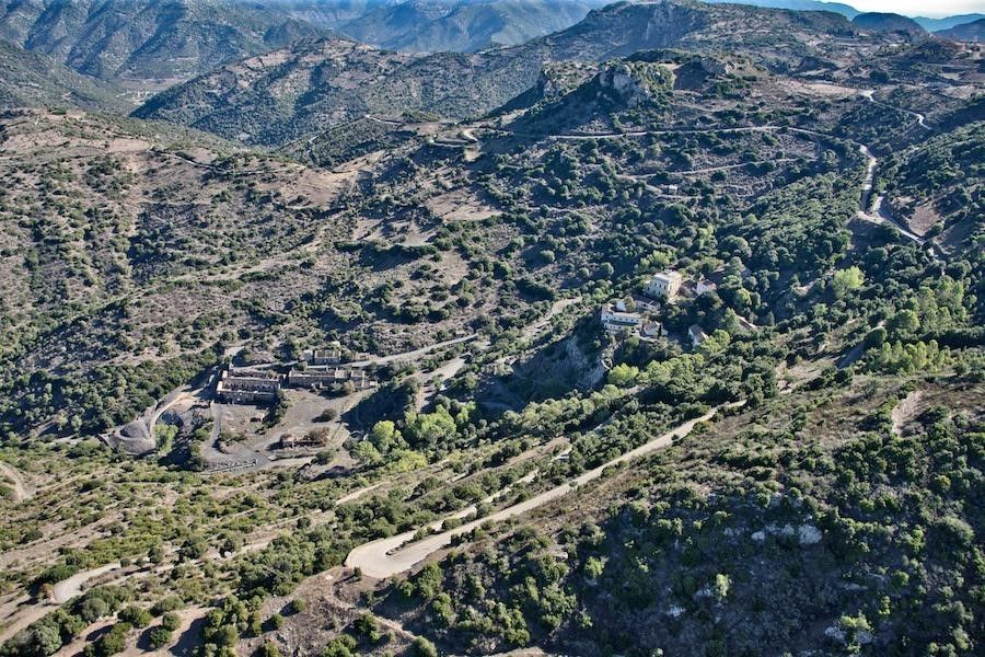 Miniera di Su Suergiu a Villasalto, panorama